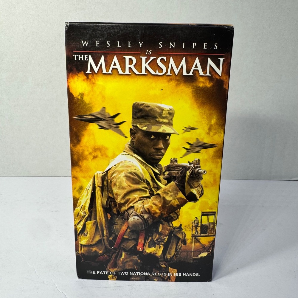 The Marksman‎ VHS Wesley Snipes Action Thriller Movie 2005 Sony Pictures Vintage